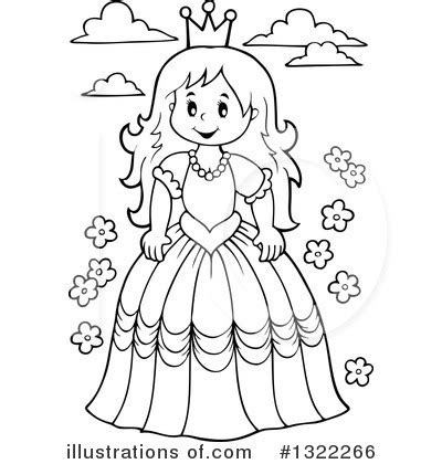 clipart of princess|princess clip art black and white.